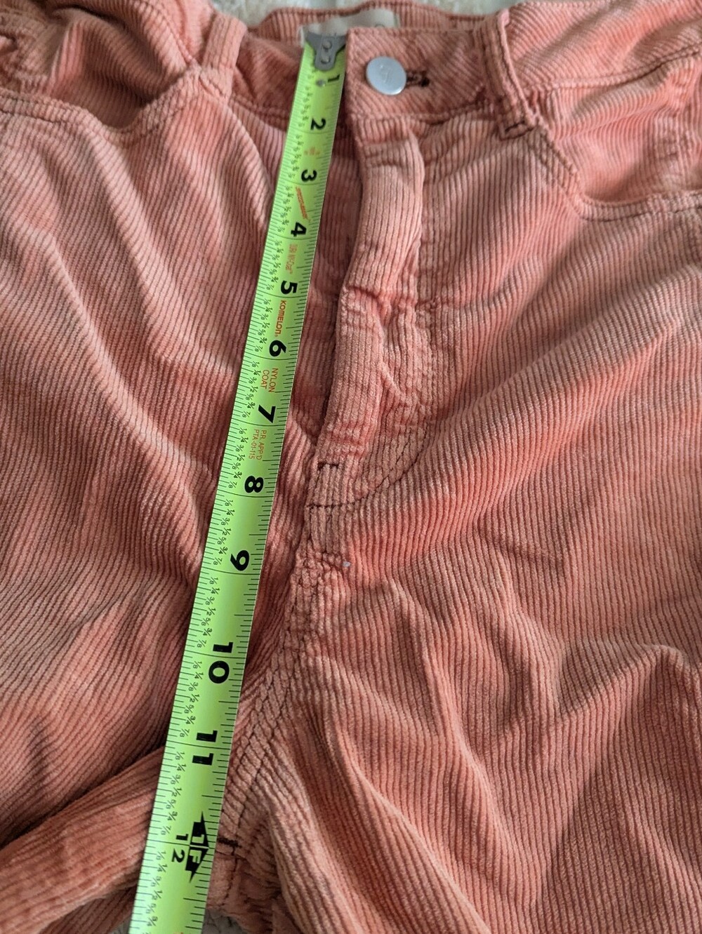 Pilcro The Kenna Heritage Mid-Rise Barrel Pants Jeans Corduroy Edition Size 29 - Picture 9 of 11